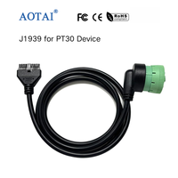 Adaptador AOTAI J1939 PT30, Dispositivo de Registro ELD, Cable de Diagnóstico para Camiones Pesados, Telemática de Flotas, Cumplimiento ELD, 1 Año de Garantía, IP54