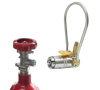 Connecteur de remplissage de gaz industriel série CZ G5/8 240 bars avec loquet de sécurité anti-détachement à connexion rapide pour station de remplissage de bouteilles de gaz