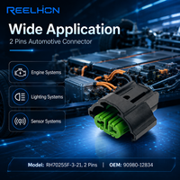 Connecteur étanche Reelhon 2 broches femelle pour feux de brouillard de voiture H11 H9 M6 6189-0935