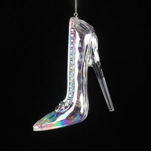 Mini Escarpins Chaussures de Princesse pour Décoration à Suspendre au Sapin de Noël - Product Image 2