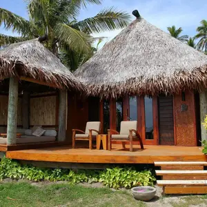Outdoor Use UV Resistant Tiki Hut Thatch Bali Thatch