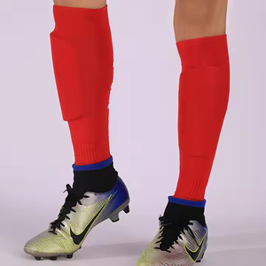 Manicotti a compressione per polpacci da calcio con foro, calze sportive riscaldanti per gambe, <span class=keywords><strong>leggings</strong></span> da <span class=keywords><strong>uomo</strong></span> per adulti - Product Image 2