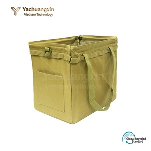 Foldable Rectangle Oxford <b>Storage</b> Bag With Handles For Outdoor <b>Camping</b> Picnic Use - Product Image 5
