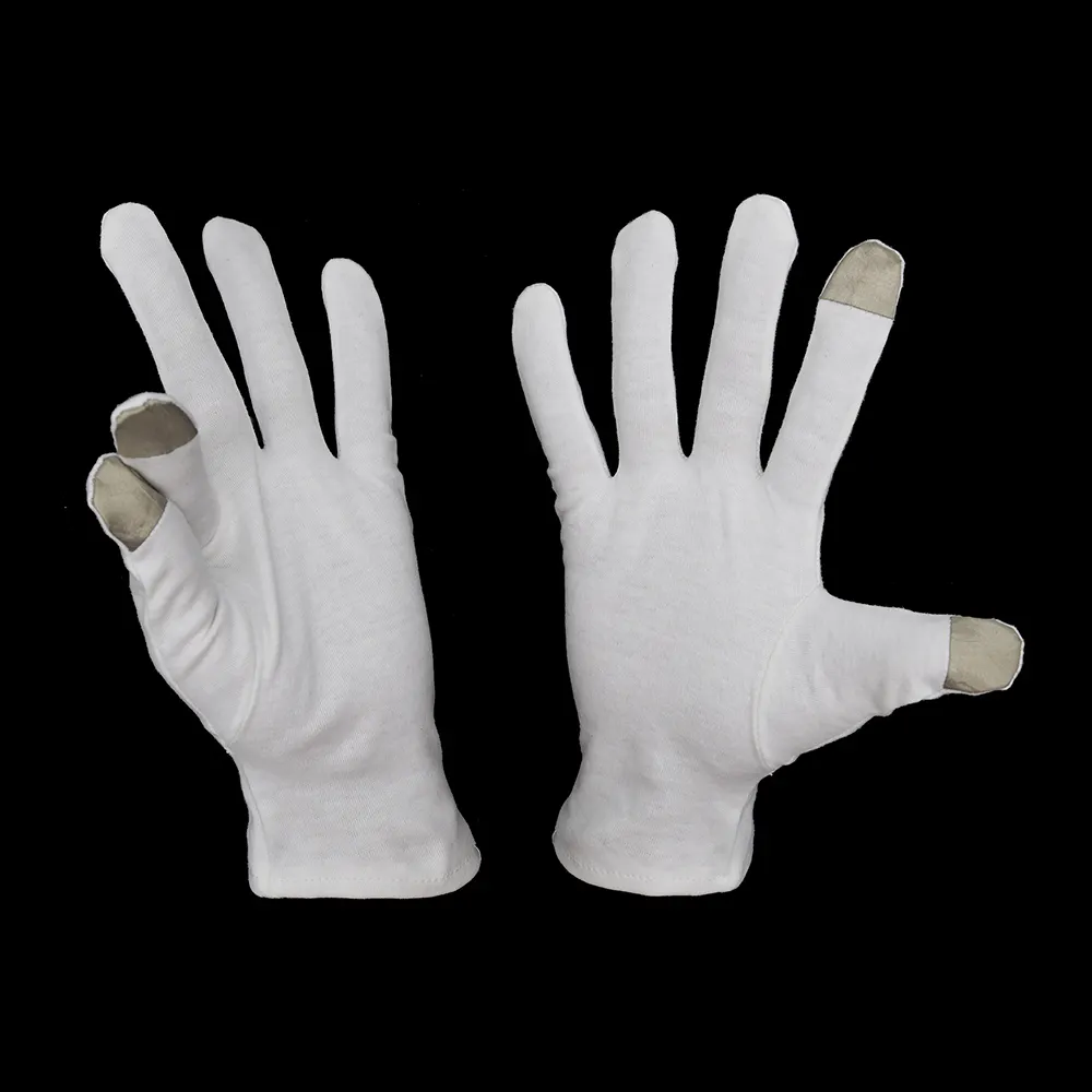 Производитель Белого 100 увлажняющего косметического средства, поглощающего пот, осмотр occan, тонкие руки, экзема, хлопковые перчатки для ацемы