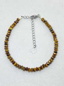 Yellow Tiger Eye <b>Bracelet</b> Natural Crystal Adjustable <b>Bracelet</b> Healing <b>Bracelet</b> Meditation Yoga Birthstone Friendship <b>Bracelets</b> - Product Image 4