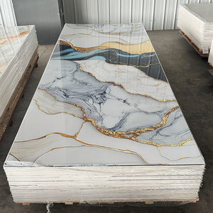 Revêtement mural en <span class=keywords><strong>PVC</strong></span> à motif géométrique moderne et luxueux pour <span class=keywords><strong>salle</strong></span> <span class=keywords><strong>de</strong></span> <span class=keywords><strong>bain</strong></span>, imperméable aux UV, ignifuge, pour usage domestique et commercial - Product Image 1