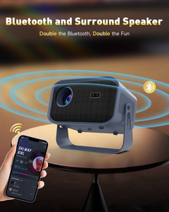Proyector Inteligente ISMARTX18 con <span class=keywords><strong>Android</strong></span> 13 para Cine en Casa 360 °   Proyectores de Cine Portátiles con Enfoque Eléctrico Automático Keystone Giratorio, WiFi 6 - Product Image 6