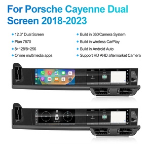Navihua Dual Screen Android Car Radio Stereo with Passenger Multimedia Screen for Porsche Cayenne 2018-2023 RHD GPS Navigation - Product Image 3