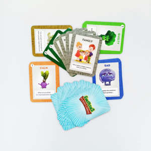 Jeu de cartes de <span class=keywords><strong>poker</strong></span> personnalisé écologique avec impression de logo, cartes flash pour enfants, jeu éducatif - Product Image 1