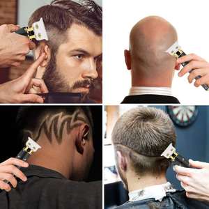 Muguxi - Máquina Cortapelos Profesional Recargable por USB, Uso en Salón, Gran Potencia, 7000-9000 rpm, Negra - Product Image 1