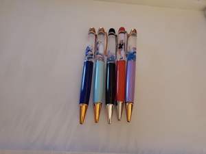 Stylo à œuf de sperme personnalisé intéressant drôle acrylique paillettes flottant liquide décapant à huile femmes nues panneau coulissant stylo flottant pour hommes - Product Image 3