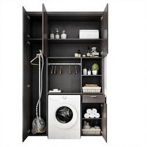 ตู้ซักผ้าอลูมิเนียมกันน้ำความสูงเพดานตู้กับข้าวระเบียงปรับแต่งได้ - Product Image 1