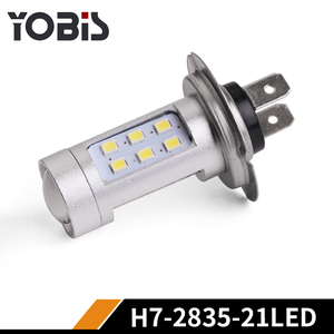 Yobis bombilla de coche <span class=keywords><strong>H7</strong></span> con LED de niebla de reemplazo 2835 21SMD Chipsets coche luces de circulación diurna - Product Image 3