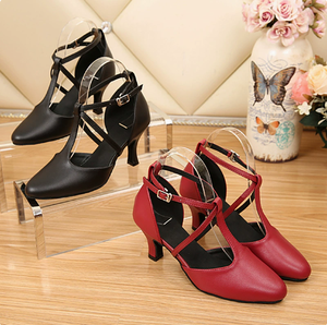 Chaussures <span class=keywords><strong>de</strong></span> <span class=keywords><strong>danse</strong></span> latine pour femmes, talons <span class=keywords><strong>de</strong></span> pratique pour salsa et tango, <span class=keywords><strong>escarpins</strong></span> <span class=keywords><strong>de</strong></span> <span class=keywords><strong>danse</strong></span> à brides croisées pour femmes adultes, chaussures <span class=keywords><strong>de</strong></span> <span class=keywords><strong>danse</strong></span> jazz et latine - Product Image 4