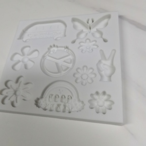 Molde de silicona de 125g con diseño de mariposa y flor para decoración de pasteles, <span class=keywords><strong>fondant</strong></span>, arcilla y azúcar, ideal para bodas - Product Image 5