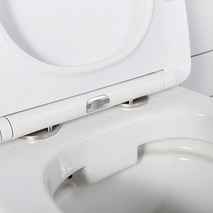 Ensemble complet de toilettes de luxe en deux pièces à suspension murale en céramique blanche moderne OEM BF2470 en vente-Articles sanitaires de salle de bain chinois - Product Image 6