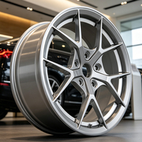 Rines de Aleación de Aluminio Gris Metálico de 18 y 19 Pulgadas 5x114.3 Personalizados para BMW, Mercedes-Benz, Audi, Porsche