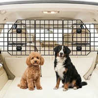 Barrière de coffre réglable en treillis métallique pour animaux de compagnie, fabriquée par un fabricant OEM, pour SUV