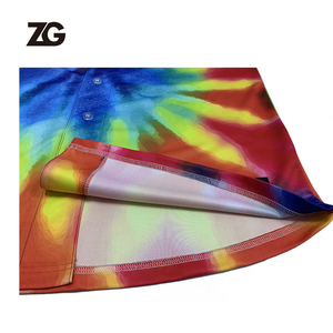 Jersey Bisbol Sublimasi Kustom Kualitas Terbaik, Baju Bisbol Kancing Pelangi Turnaround Cepat - Product Image 3