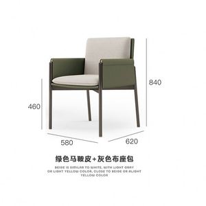 Fauteuil de détente individuel Simple Home - Chaise à dossier décontractée pour la relaxation dans les petits espaces - Product Image 4