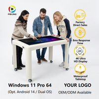Tavolo Touch Capacitivo a 40 Punti con Riconoscimento Oggetti e Sistema di Risposta Rapida, Tavolo Interattivo Smart Touch Screen di Alta Gamma
