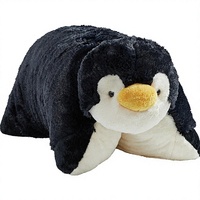 Untuk Mainan Boneka Penguin Lucu 18 inci |   Bantal Lembut Empuk Teman Tidur Nyaman Dapat Dilepas, Dapat Dicuci Mesin, Bebas BPA