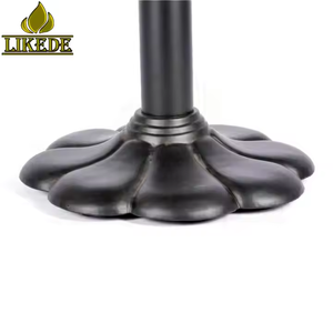 Antike Esstisch basis aus Gusseisen Vintage Blumen stil Metall bein für Schlafzimmer im Freien Café Restaurant und Wohn möbel - Product Image 5