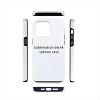 Coques de téléphone personnalisées 2-en-1 2D/3D par sublimation pour iPhone 12/13 Pro Max Series – Étuis robustes et vierges pour sublimation