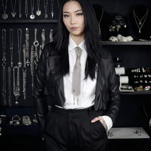 เนคไทโซ่โลหะ Noctie, เนคไทสไตล์โกธิคแฟนตาซีสีเข้ม - Product Image 1