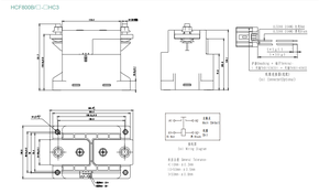 คอนแทคเตอร์แรงดันสูง HCF800 800A 1500V สำหรับรถยนต์ไฟฟ้าและแรงดันคอยล์ 12/24/48V - Product Image 5
