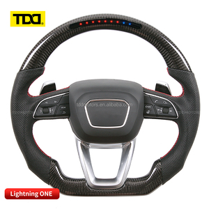 Volante Deportivo TDD de Fibra de Carbono con LED para Audi A3 A4 A5 S3 S4 RS3 RS4 B8 B9 8V 8W Personalizado - Product Image 4
