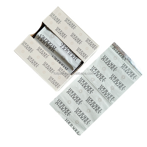 Feuilles d'<span class=keywords><strong>aluminium</strong></span> prédécoupées pour coiffure, prêtes à l'emploi, 127x279mm, gaufrées, motifs aléatoires, en stock – Fournisseur et fabricant - Product Image 2