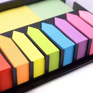 Bloc de Notas Personalizado Ys98, Pegatinas de Papel, Índice Rectangular, Juego de Notas Adhesivas de Escritorio, Bloc de Notas con Caja de Cuero y Logotipo Personalizado - Product Image 3