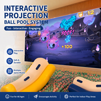 Parc d'attractions interactif pour enfants en intérieur : Mur interactif, sol interactif, fonctionnement simultané, prix abordable, dispositif interactif