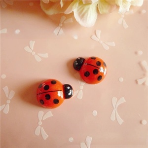 Carino scarabeo resina coccinella statuetta crema colla accessori per capelli per bambini fai da te guscio creativo del telefono materiale di bellezza - Product Image 4