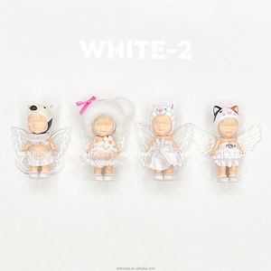 ชุดกระโปรง 4 ชิ้น สำหรับตุ๊กตา Sonny Angel สินค้าขายดี ชุดน่ารัก ชุดแฟนซี ของตกแต่ง ชุดโครเชต์ และกระโปรงพร้อมปีกและรองเท้า - Product Image 4