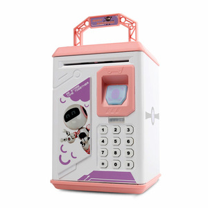 Cartone animato creativo per bambini salvadanaio regalo giocattolo regalo per sblocco delle impronte digitali caratteristiche prodotte - Product Image 5