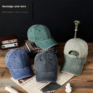 Casquette de baseball vintage à 6 panneaux brodée avec logo personnalisé, effet délavé, pour sports de plein air, vente en gros, chapeau de soleil ajustable, tendance et de luxe - Product Image 3