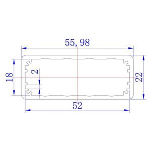 Caja de Conexiones de Aleación de Aluminio EBM HF-A-194, Protección IP54, Tamaños Personalizables, Superficie Sandblasted, Carcasa para Sistemas de Vehículos - Product Image 5