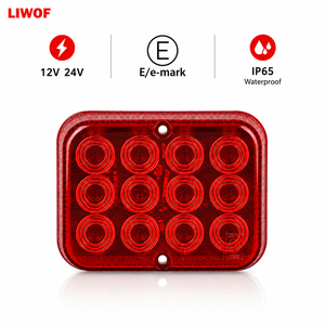 <span class=keywords><strong>Feu</strong></span> arrière <span class=keywords><strong>LED</strong></span> rouge et ambre 12V 24V certifié EMARK ECE, étanche IP65, pour remorque, <span class=keywords><strong>caravane</strong></span>, camion - Product Image 1