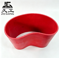 Tuyau d'admission en silicone tressé résistant aux hautes températures 117J-01-01000 pour bulldozer Shantui SD32, tuyau de connexion supérieur du filtre à air