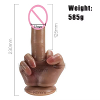 Dildo réaliste, Dildos pour doigts, ABS+PTE, Matériel souple, Jouets sexuels pour femmes, Masturbation