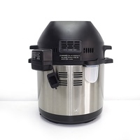 Cuisinière multifonction 17-en-1 double usage : autocuiseur électrique et friteuse à air 6 L – Idéale pour rôtir poulet, crevettes, faire des gâteaux, des steaks, du riz, cuisson lente – 1500 W