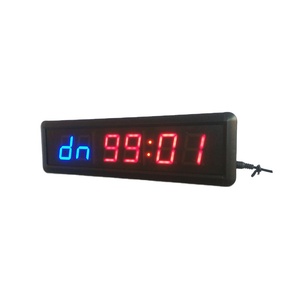 Honghao Mini Electronic Digital Indoor Fitness Multifuncional Cuenta regresiva LED Reloj de pared con temporizador remoto - Product Image 1