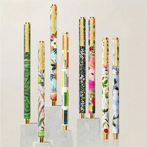 Heat Transfer Process Flower Film <b>Pen</b> Gel <b>Pens</b> Wholesale Custom Logo Metal <b>Pens</b> Blue/Red Ink Customized Colors Office School Use - Product Image 4