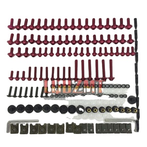Kit completo de tornillos de carenado de 268PS para <span class=keywords><strong>KAWASAKI</strong></span> <span class=keywords><strong>NINJA</strong></span> ZZR400 ZZR <span class=keywords><strong>400</strong></span> 1993 94 <span class=keywords><strong>1995</strong></span> 1996 1997 1998 1999 2000 tornillos de cuerpo tuercas - Product Image 1