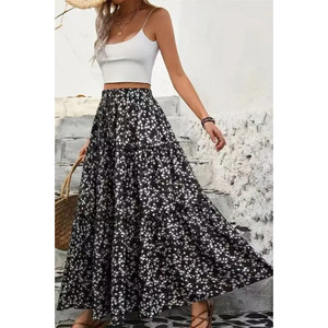 Jupe longue à volants Miss Sparkling Floral - Product Image 1