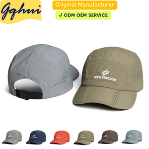 Cappellino da Corsa Pieghevole in 3 Parti, Traspirante, Anti-Sudore, con Rete, UPF50+, Leggero, per Escursionismo, Pesca, Baseball, Logo Personalizzabile - Product Image 1