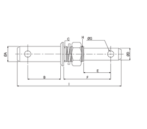 Pasador de Montaje Doble de Acero Inoxidable de Alta Calidad para Implementos Agrícolas, Fabricación de Piezas de Maquinaria Agrícola, Venta al por Mayor - Product Image 3