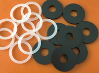 M1.6 - M22 Black Flat Washers Nylon PA66 Plastic Washer